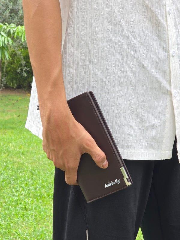 Men's Balebaily Long Wallet with Free Card  Holder- 2 Pcs |  BUY 1 GET 1 FREE