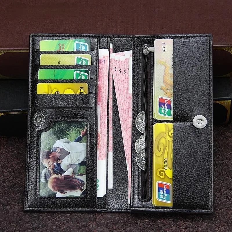 Men's Balebaily Long Wallet with Free Card  Holder- 2 Pcs |  BUY 1 GET 1 FREE